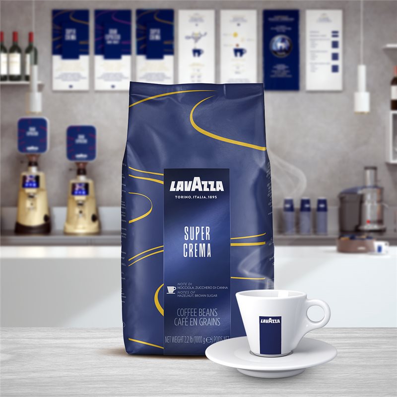Lavazza Super Crema Espresso Beans - 6 x 1KG
