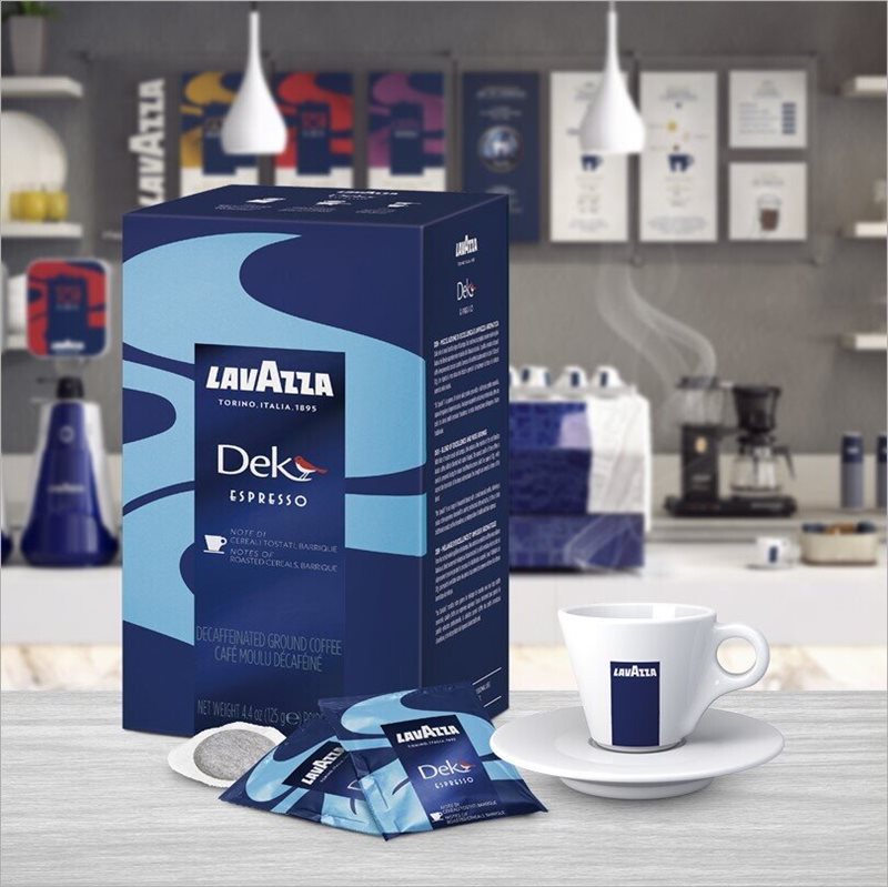 Lavazza CO2 Decaf Dek ESE Pods 18 x 7g Box