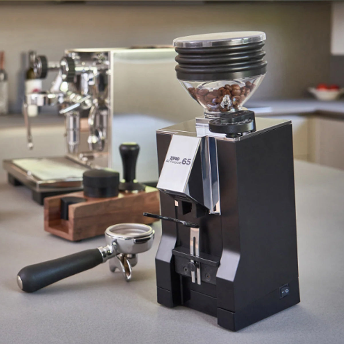 Eureka Mignon Zero 65 AP Coffee Grinder - Black