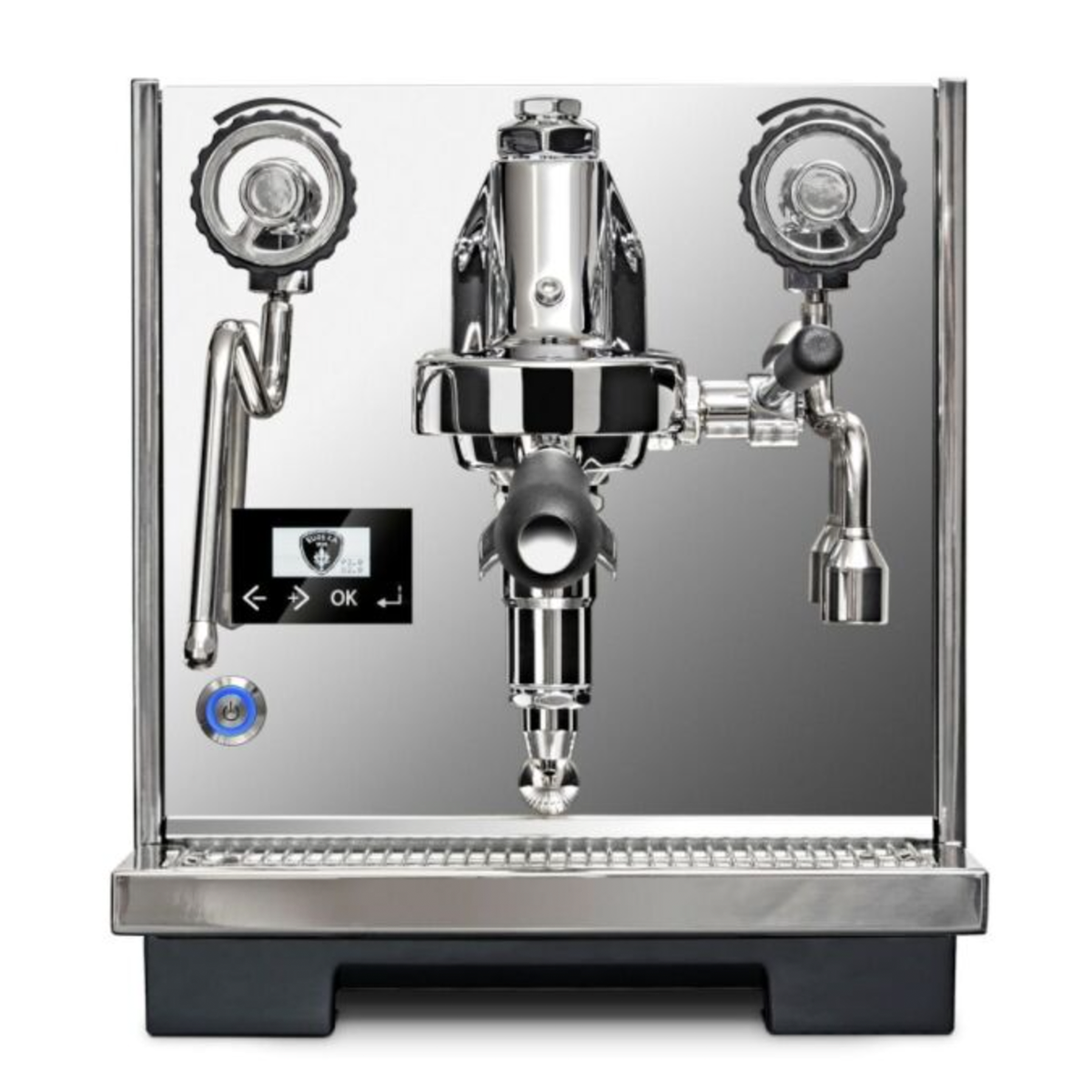 Front View, Eureka Costanza Espresso Coffee Machine 230v From The Espresso Shop.