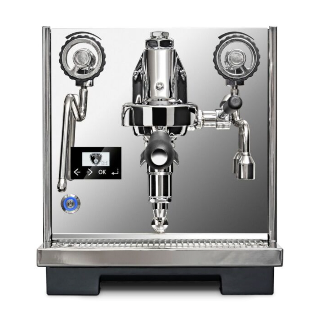 Front view of the Eureka Costanza Espresso Coffee Machine 230v.