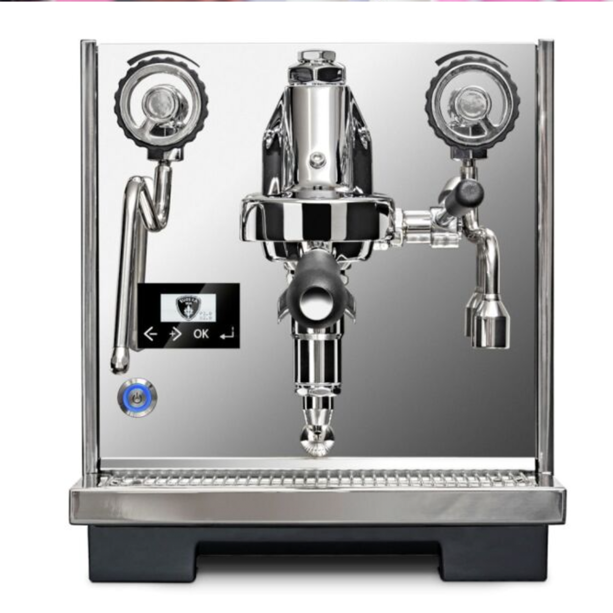 Front View. Eureka Costanza R Espresso Coffee Machine 230v. Supplied by The Espresso Shop.