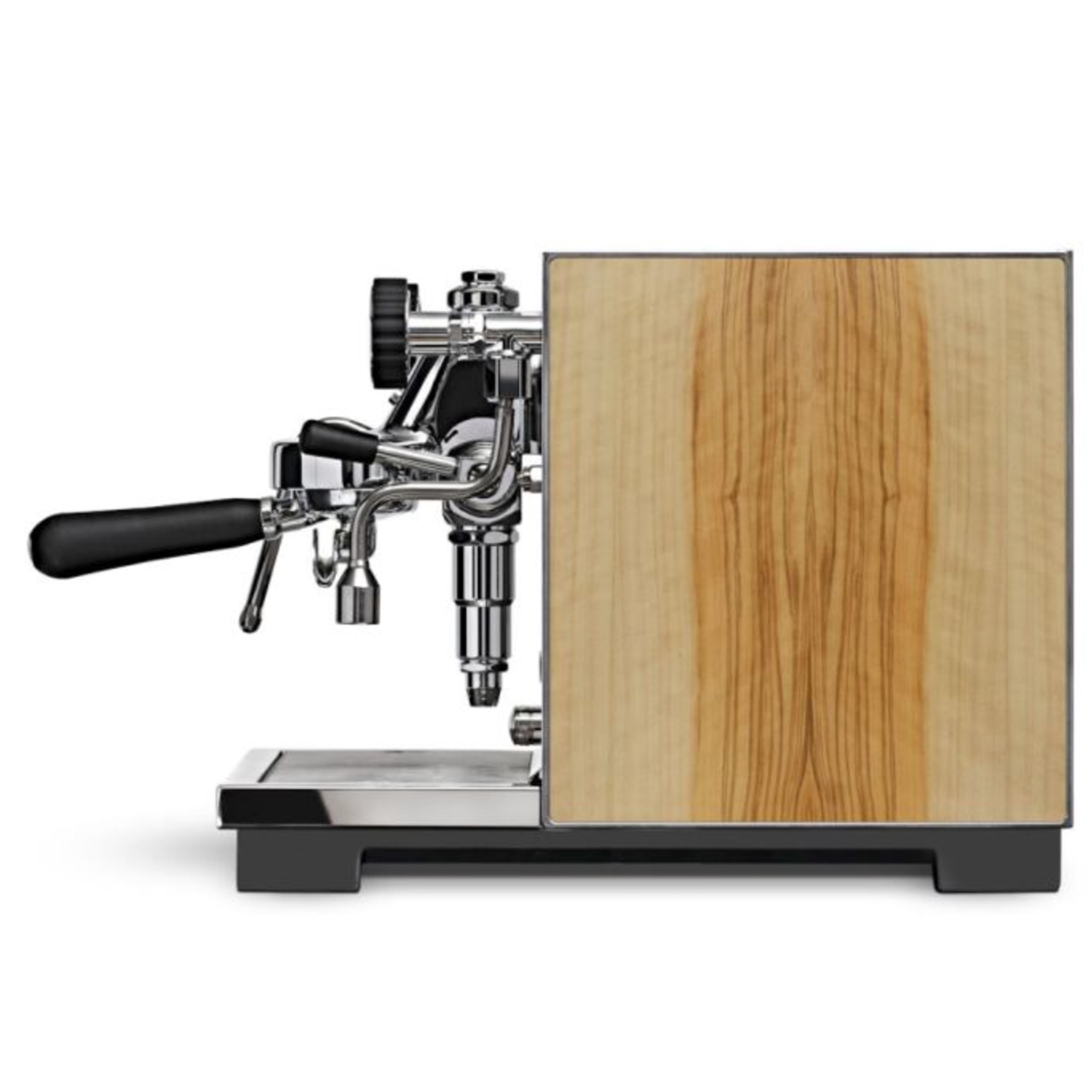 Eureka Costanza R Espresso Coffee Machine 230v - Oak side panels. Supplied by The Espresso Shop.