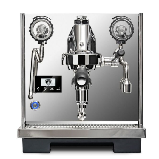 Front View. Eureka Costanza R Espresso Coffee Machine 230v. Supplied by The Espresso Shop.