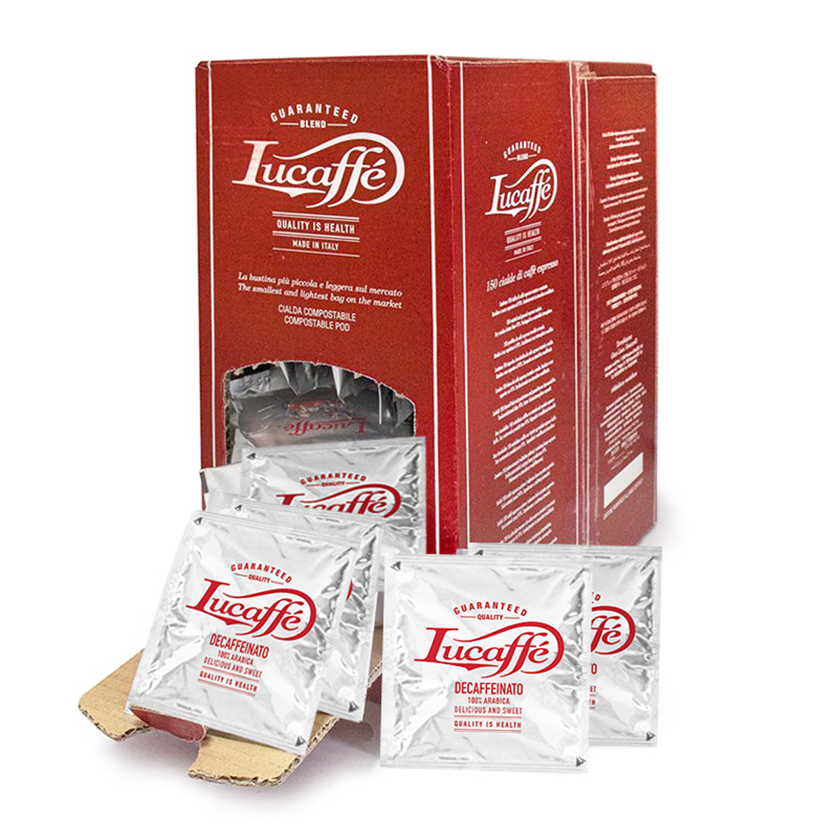 Lucaffe entkoffeinierte ESE 7g Einzelkapseln - V6413