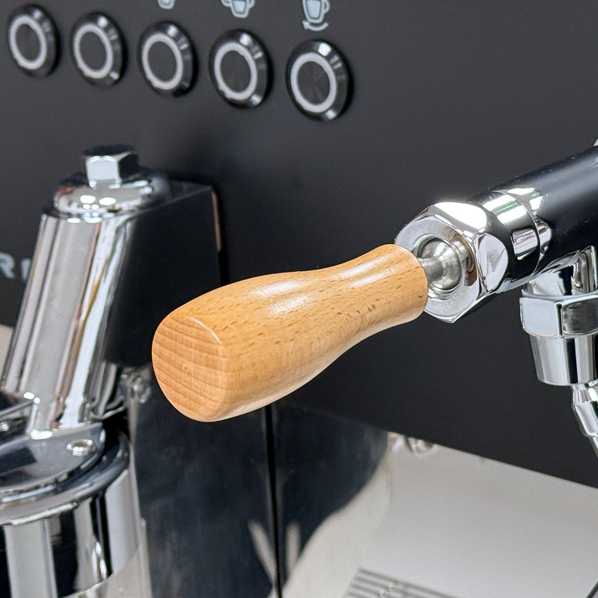Elektra Eklipto 2 Group Espresso Coffee Machine with Wooden Steam Control Knobs