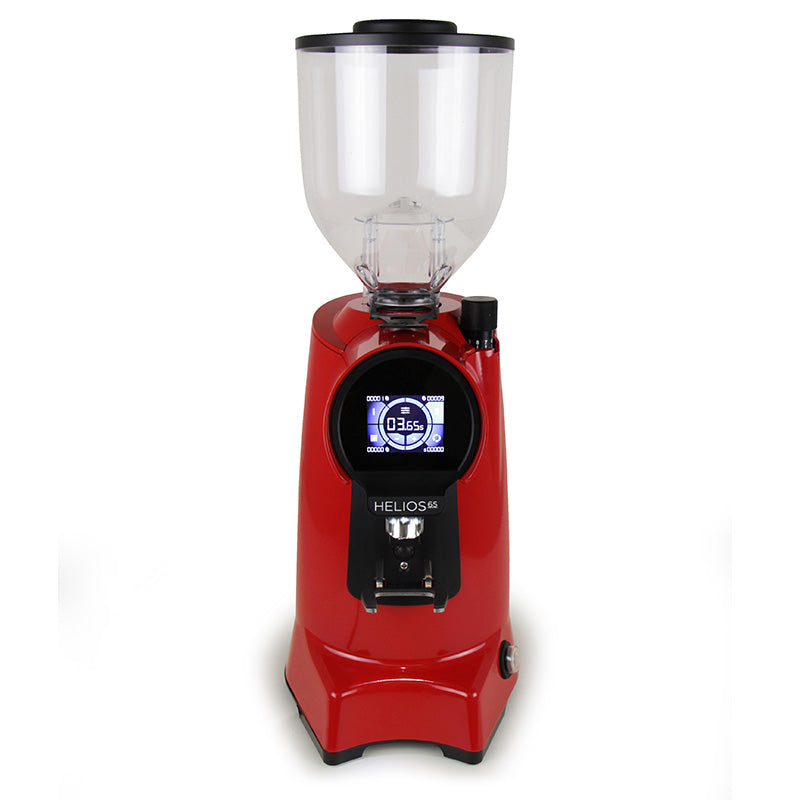 Eureka Helios 65 240V Coffee Grinder - Red