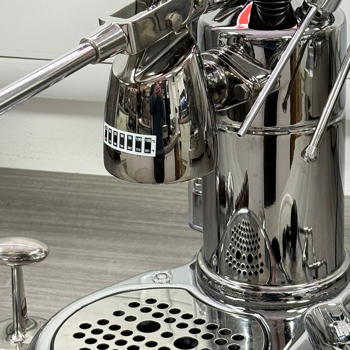 EX DEMO La Pavoni Lever Esperto Abile (Chrome) 240v - LPLESA01UK