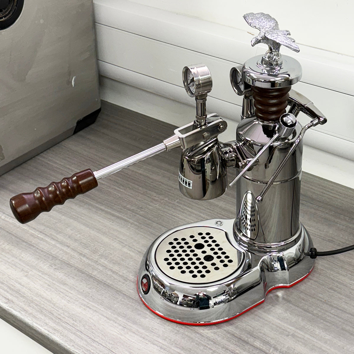 EX DEMO La Pavoni Lever Esperto Abile (Chrome) 240v - LPLESA01UK