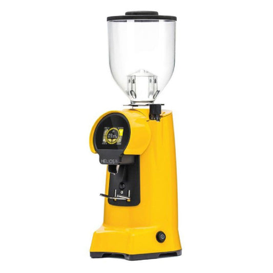 Eureka Helios 65 On Demand Coffee Grinder 240v - Yellow