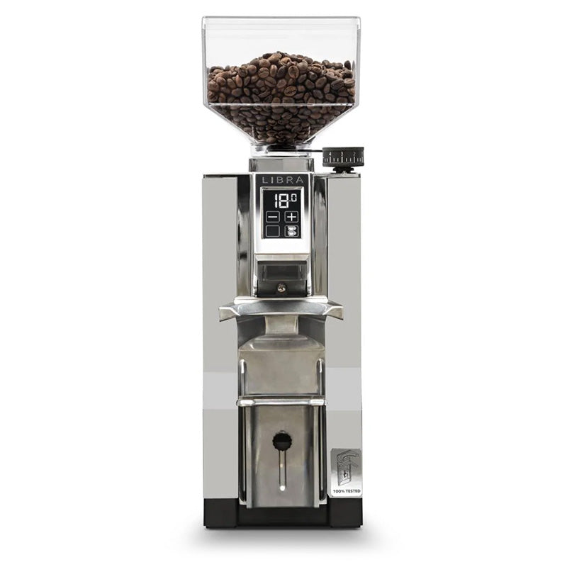 Eureka Mignon Libra On Demand Coffee Grinder 230v - Chrome