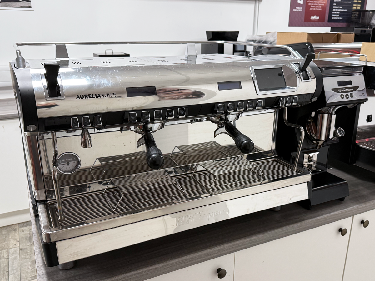 Refurbished Nuova Simonelli Aurelia Wave 2 Group Espresso Machine & Mythos One Grinder Package