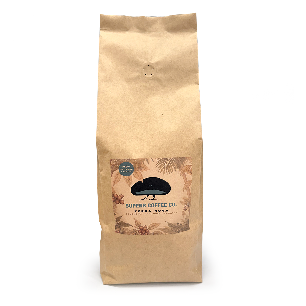 Superb Coffee Co. Terra Nova 100% ORGANIC Espresso Beans 1Kg