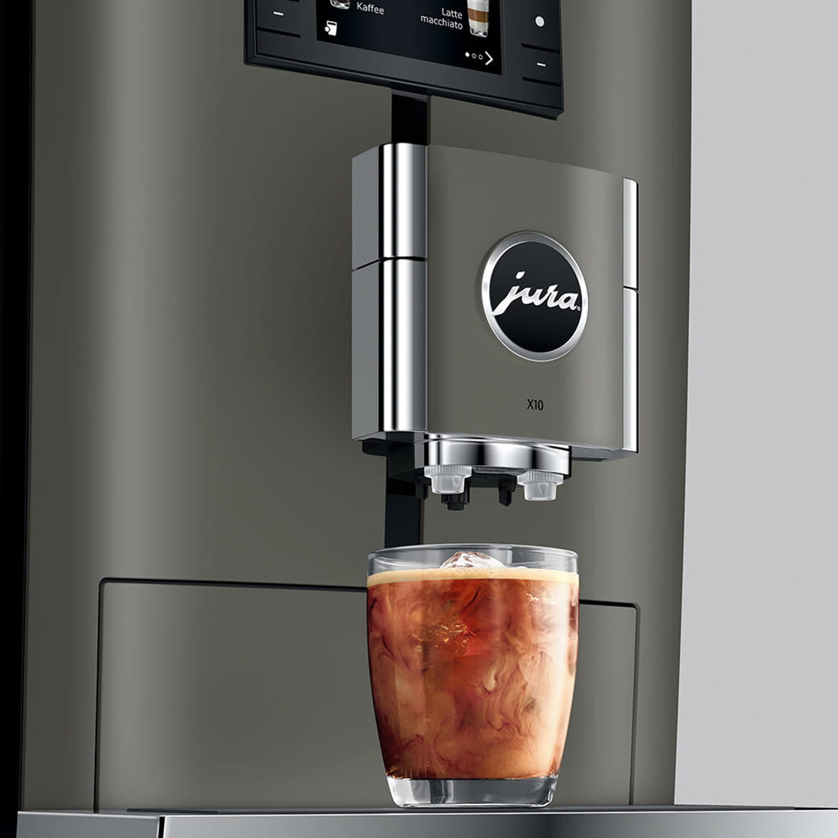 Jura X10 Automatic Coffee Machine + 1Ltr Fridge