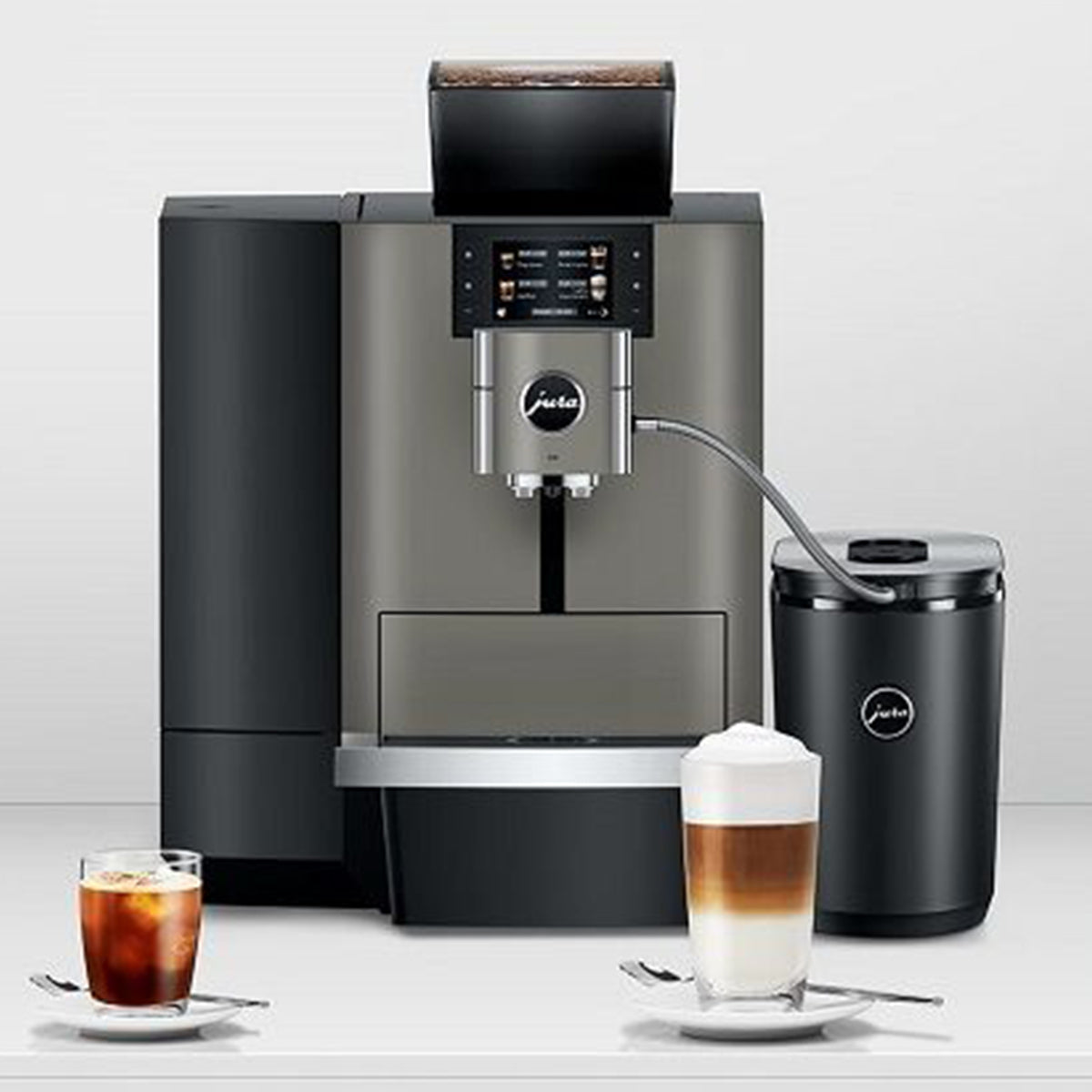 Jura X10 Automatic Coffee Machine + 1Ltr Fridge