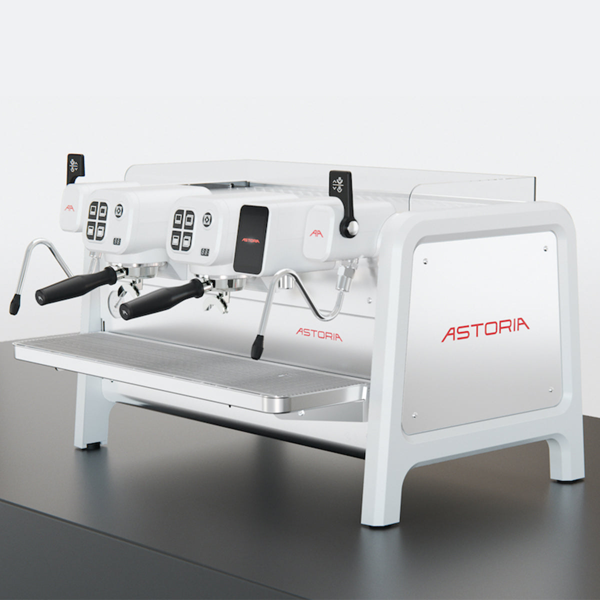 Astoria AB200 2 Group Commercial Espresso Coffee Machine - White
