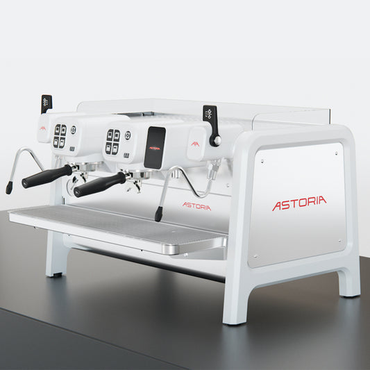 Astoria AB200 2 Group Commercial Espresso Coffee Machine - White