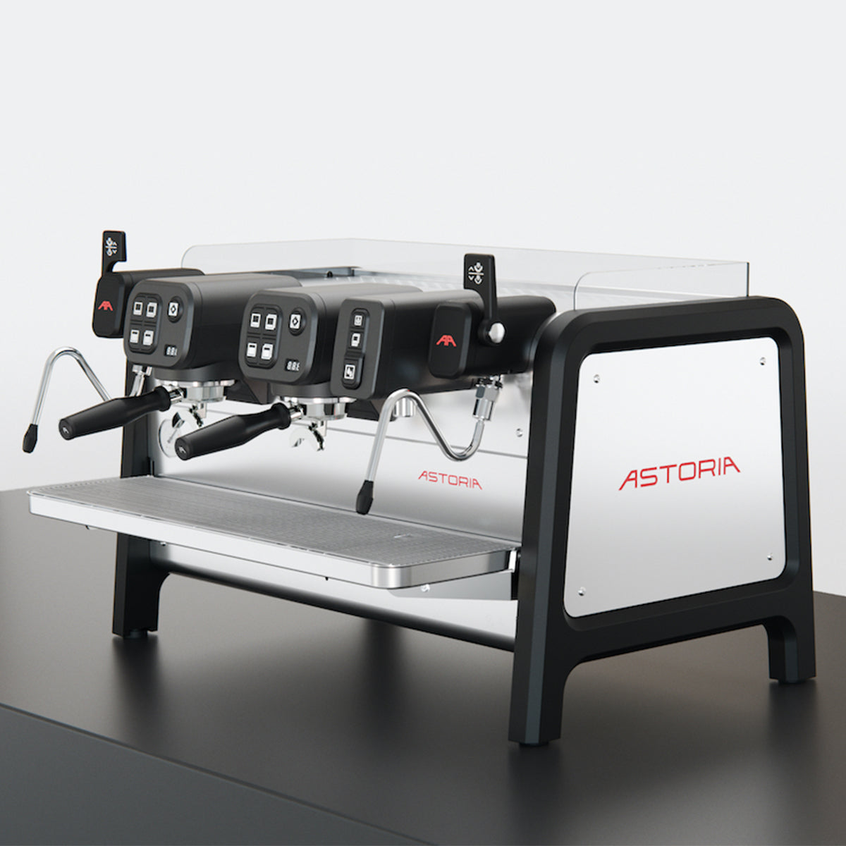 Astoria AB200 2 Group Commercial Espresso Coffee Machine - Black