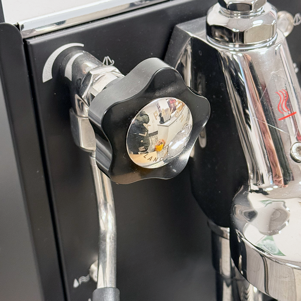 Steam Knob, Pavoni Cellini Mini - Black