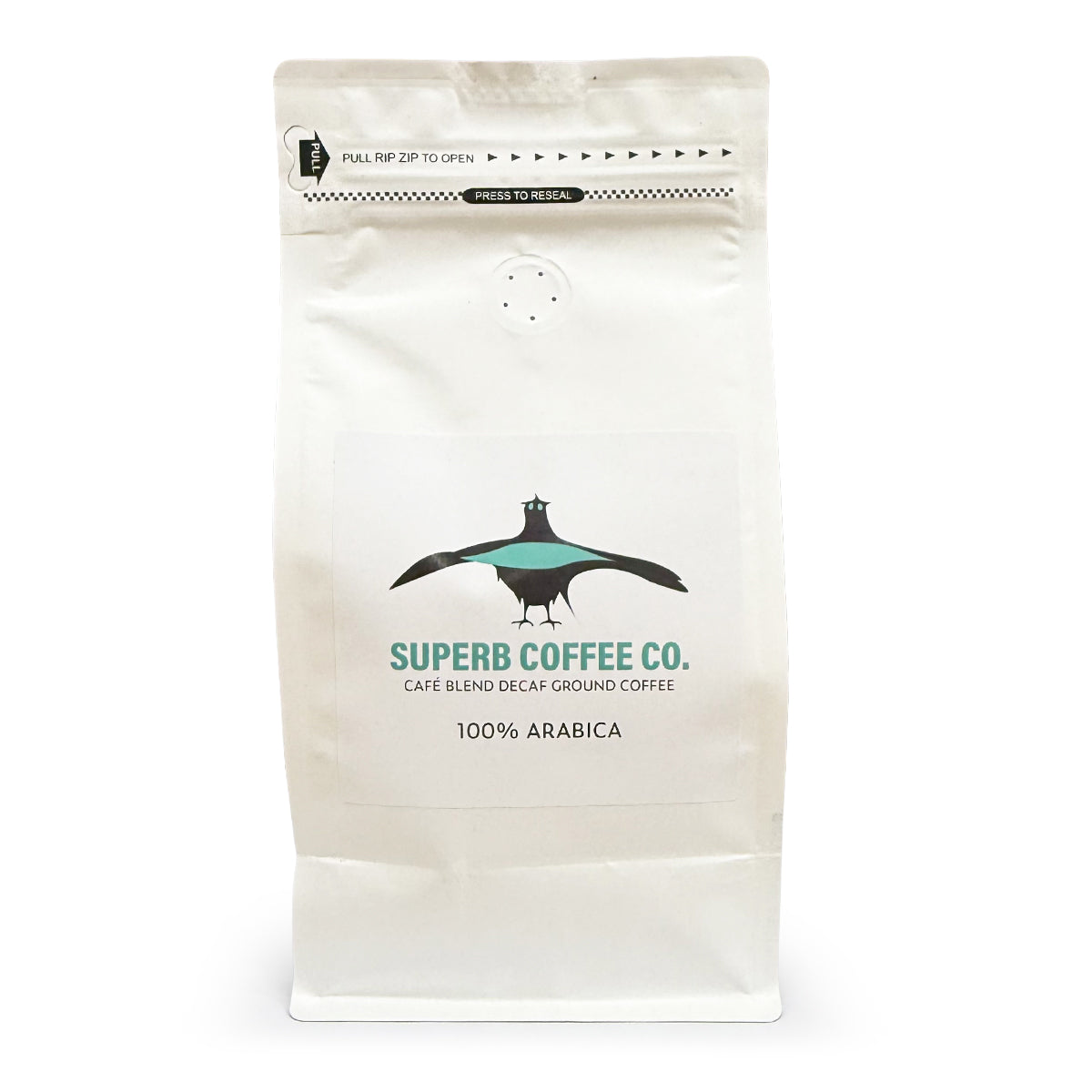 Superb Coffee Co. Cafe Blend Decaf - 500g from The Espresso Shop.