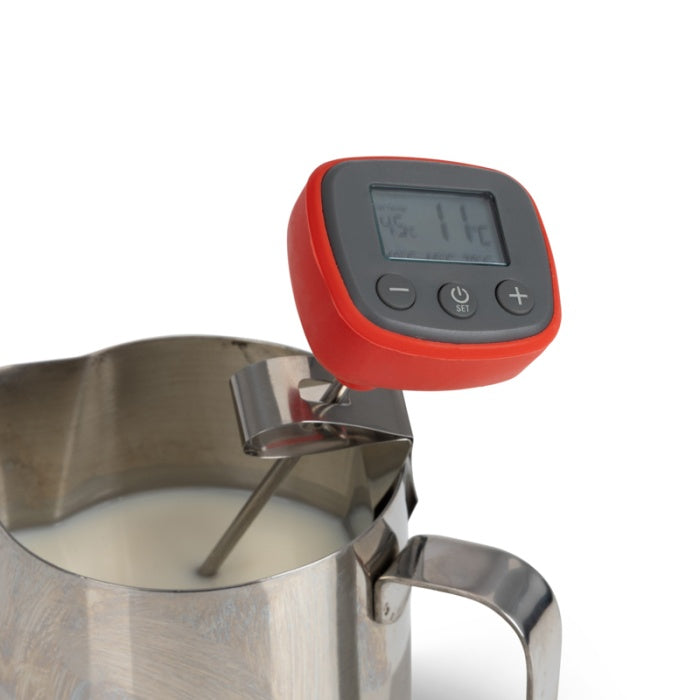 Precise Digital Milk Thermometer 130mm. Available from the Espresso Shop.