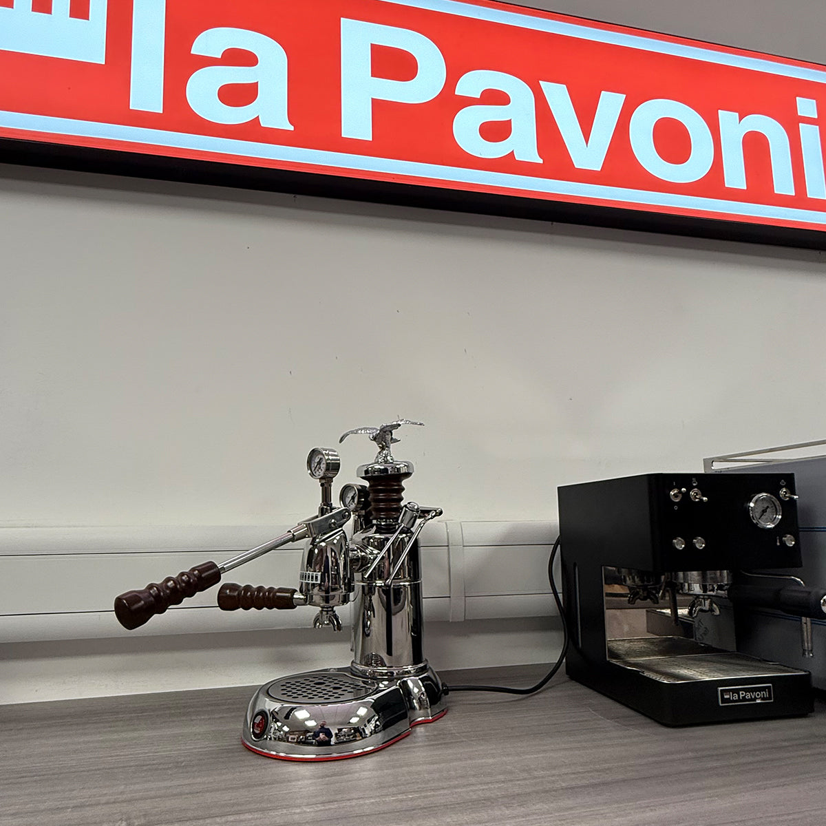REFURBISHED La Pavoni Lever Esperto Abile (Chrome) 240v - LPLESA01UK