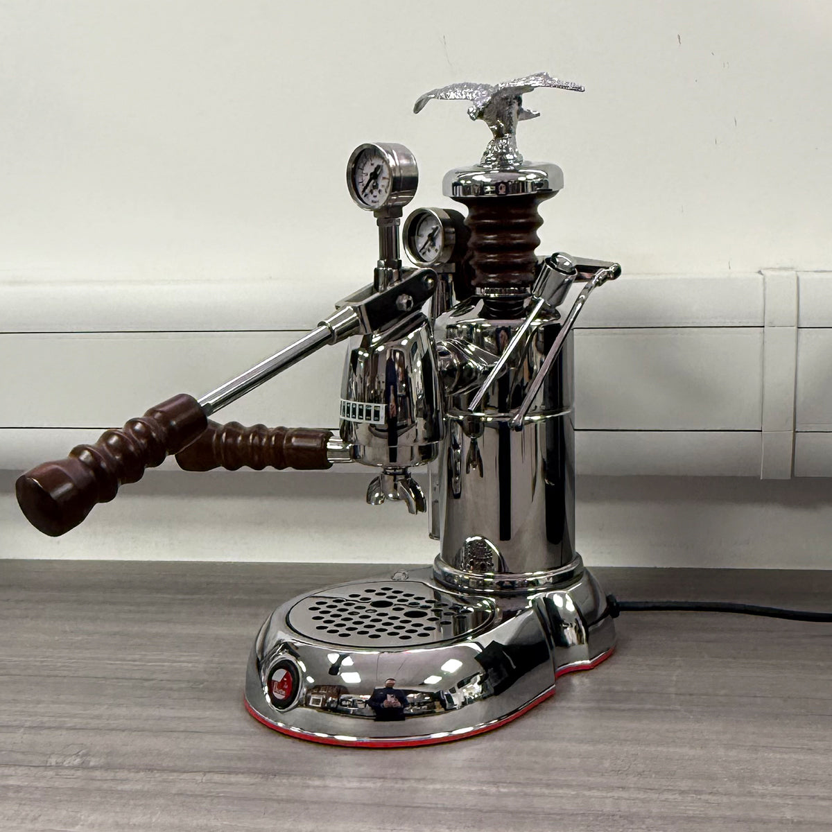 REFURBISHED La Pavoni Lever Esperto Abile (Chrome) 240v - LPLESA01UK
