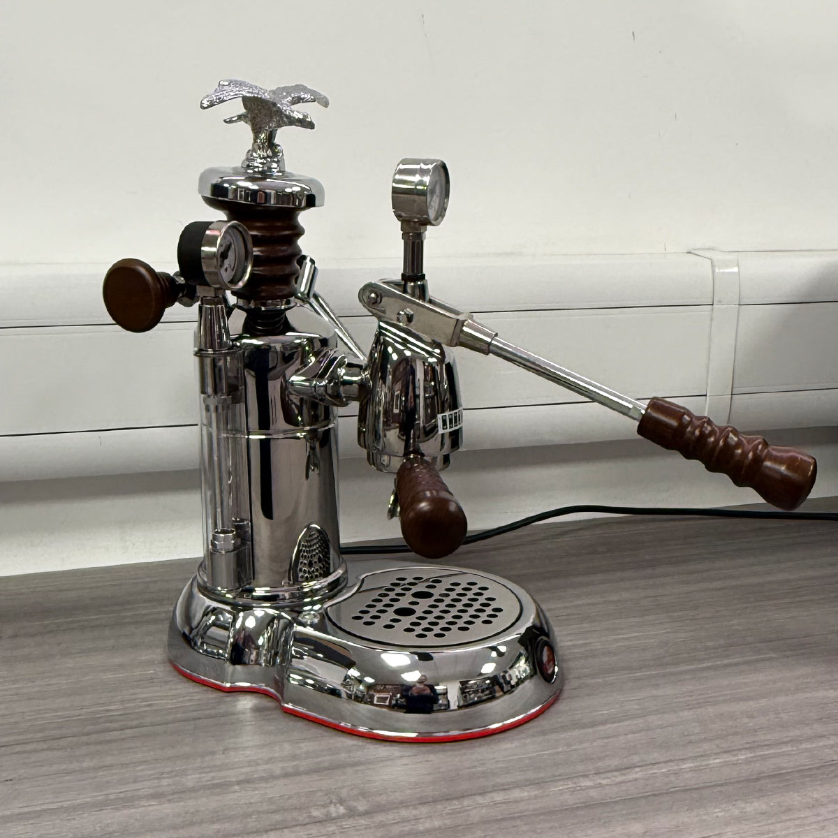 REFURBISHED La Pavoni Lever Esperto Abile (Chrome) 240v - LPLESA01UK