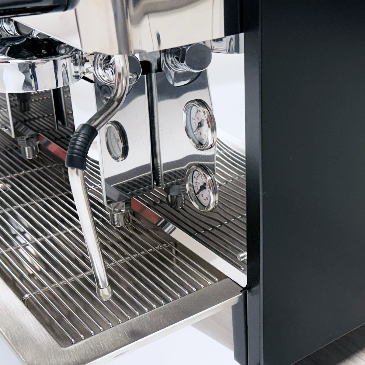 Espressomat Siena 3 Group Espresso Coffee Machine. Dual pressure gauge.