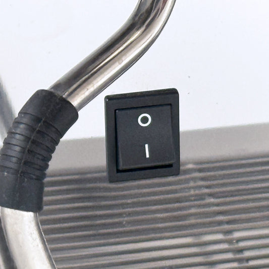 On/Off Power Switch on the Espressomat Siena 3 Group Espresso Coffee Machine.
