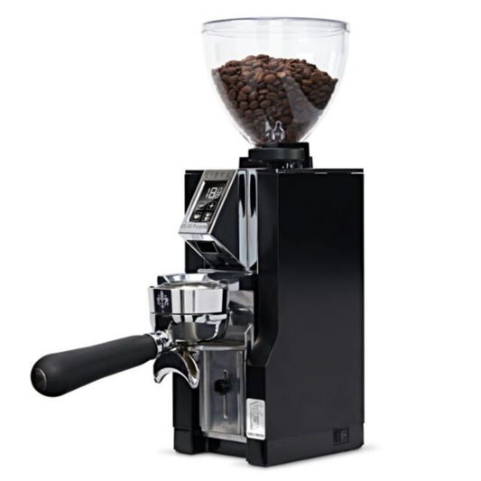 Eureka Mignon Libra AP 65 Grind-by-Weight Coffee Grinder - Black. Available from The Espresso Shop.