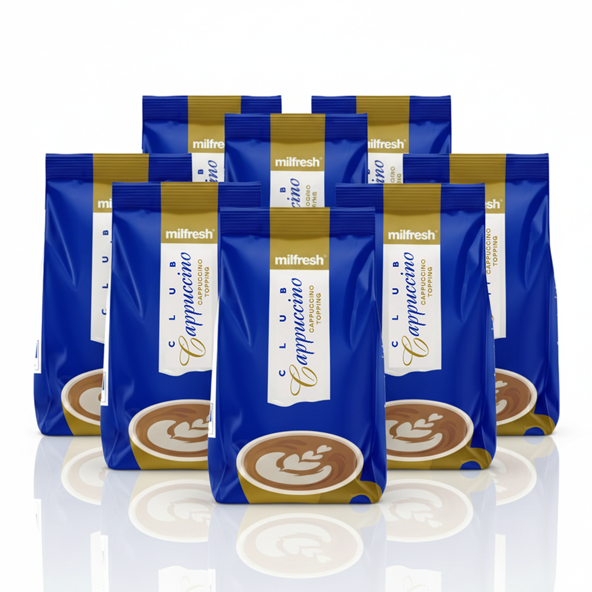 Club Cappuccino Topping Powder 8x750g Bags