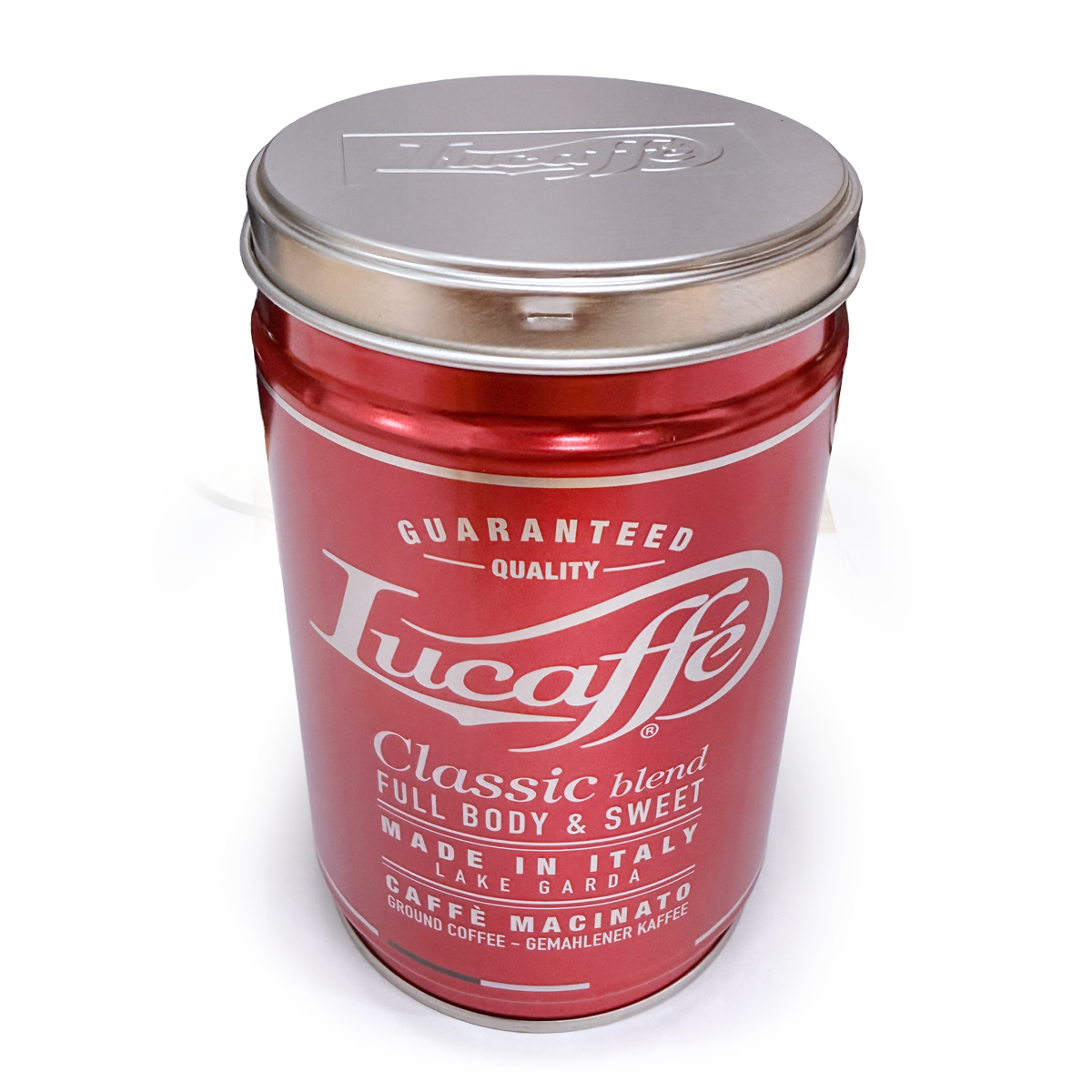 Lucaffe Classic Espresso Ground Coffee 250g Tin - V1018