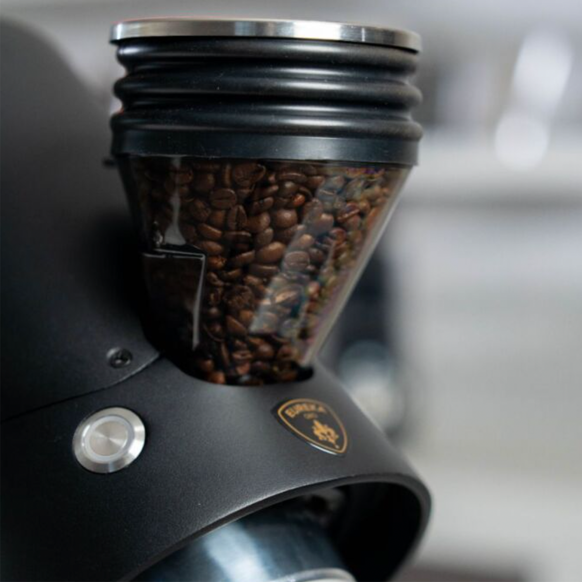 A very different coffee grinder. Eureka Oro Zeus 85 Single Dose Commercial Coffee Grinder. From The Espresso Shop.